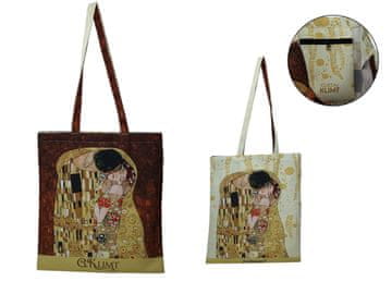 Carmani, torba za rame, za kupovinu do 5 kg - GUSTAV KLIMT/Poljubac, poljubac
