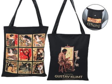 Carmani, torba za rame, za kupovinu do 5 kg - GUSTAV KLIMT, kolaž