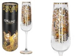 Carmani ČAŠA ZA ŠAMPANJAC GUSTAV KLIMT DRVO ŽIVOTA DEKORATIVNA POKLON OD STAKLENE KUHINJE