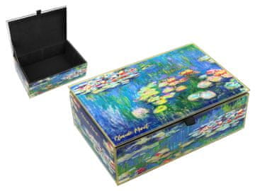 Carmani, staklena kutija za nakit - CLAUDE MONET/Lopoči