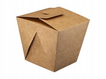 kebab BOX 500ml - 50 kom kraft bez plastike (ne podliježe SUP naknadama) eko