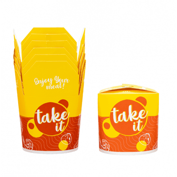 Love Nature Kebab box 750ml 50 kom pakiranje za van Besplatno SUP tjestenina pomfrit