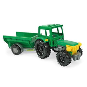 Poljoprivredni traktor s prikolicom u kutiji 35022