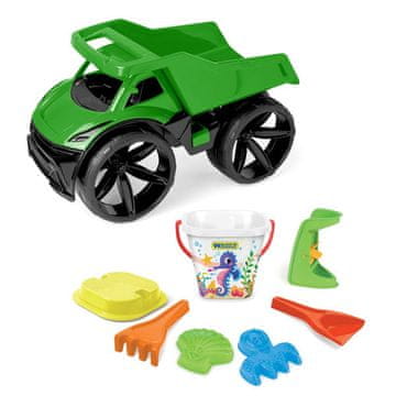 Maximus zeleni kiper + set za pijesak 7 dijelova 64012