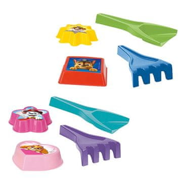 Paw Patrol lopata + grablje + 2 IML kalupa mix 81010