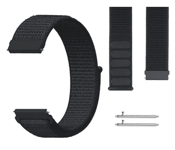 Novi Grip Strap najlonski crni remen za pametni sat 22 mm