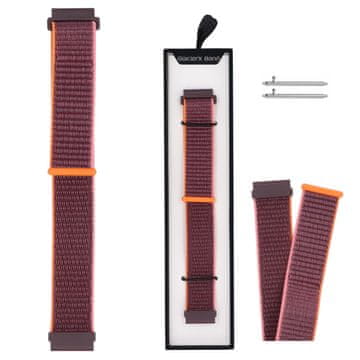 Novi Grip Strap najlonski remen za pametni sat boje šljive + ružičaste i narančaste 22 mm
