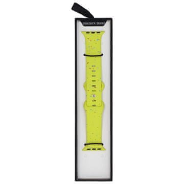 Novi silikonski remenčić s petljom, Limeade Sprinkle, za Apple Watch 38/40/41 mm, boja limete i višebojne
