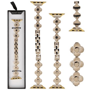 Nova Zirconia Moderne Chain narukvica od zlatnog zlata za pametni sat za Apple Watch 38/40/41 mm