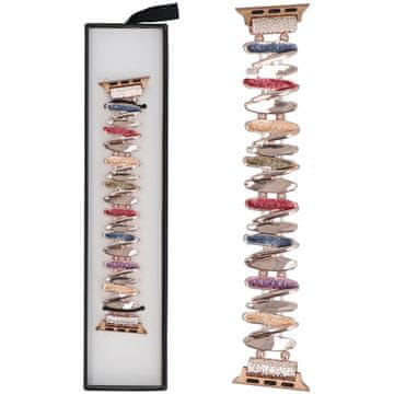 Nova Gleam Twirl rastezljiva narukvica Joyful Splash pametni sat za Apple Watch 38/40/41 mm višebojna