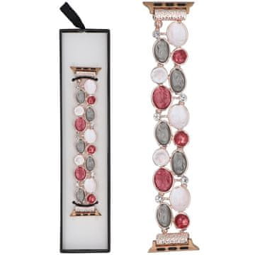 Nova Gleam Camellia rastezljiva narukvica Orchid Frost za Apple Watch 38/40/41mm višebojna