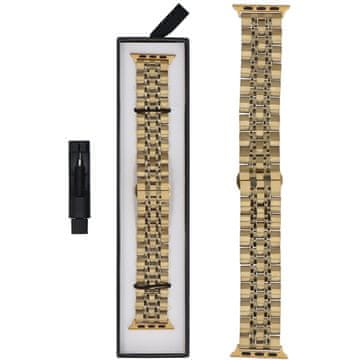 Nova Multi-Link narukvica zlatna za Apple Watch 38/40/41mm pametni sat