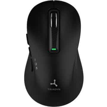 Novi EUROPA bežični uredski miš Bluetooth 2.4 GHz 1600 DPI crni