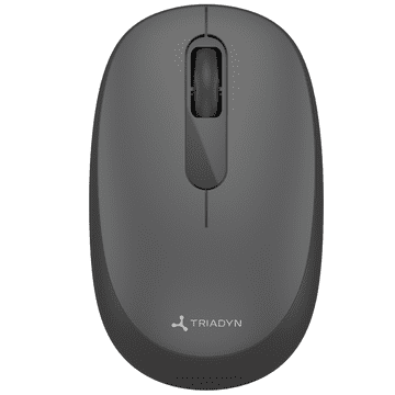 Novi SAO bežični uredski miš 2.4GHz Bluetooth 1600DPI sivi
