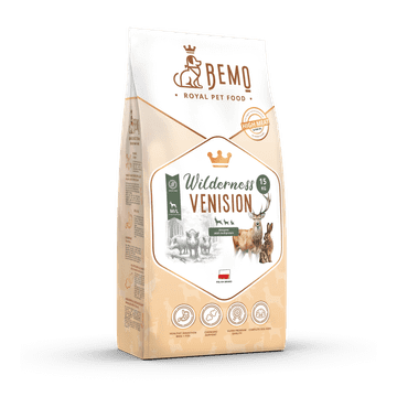 BE Wilderness Venision - suha hrana za pse s mesom divljači 1 kg za srednje i velike pse (M/L)
