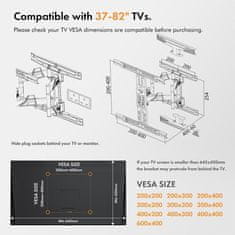 VonHaus 37-70 nagibni stenski nosač do 45kg 3000296.1