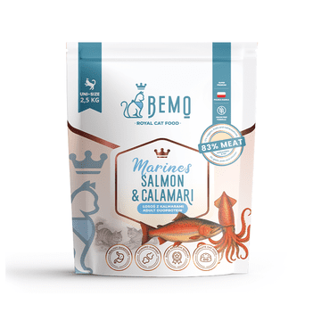 Bemo Cat Marines Salmon & Calamari - suha hrana za mačke s lososom i lignjama 2,5 kg