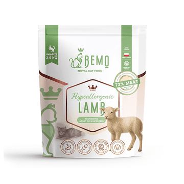 Bemo Cat Hypoallergenic - suha hrana za mačke s janjetinom 10 kg