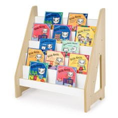 B.U. Montessori dječja knjižnica MAXI hrast/bijela