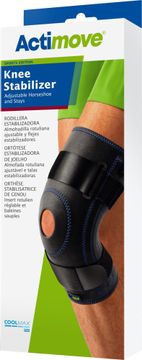 ACTIMOVE SE ortoza za koljeno s podesivim jastučićem u obliku potkove koji stabilizira patelu i učvršćuje veličinu M crna (7245302) (k=12)