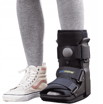 ++ACTIMOVE PRO štitnik za potkoljenicu i stopalo LOW otvoreni prsti veličina XL crni (7627254) (k=16)