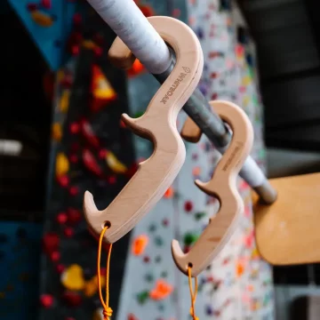 WhiteOak Mini cepini za trening - drvene ručke za zgibove