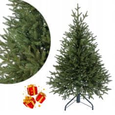 Umjetna božićna jelka Smreka Prirodna 100% PE - mala, vrhunska, realistična 130 cm