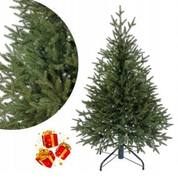 Umjetna božićna jelka Smreka Prirodna 100% PE - mala, vrhunska, realistična 130 cm