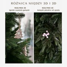 Umjetno božićno drvce 100% PE smreka RealTree 3D 100 cm malo poput prirodnog živog drvca