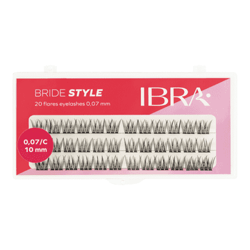 Čupčići trepavica za šminkanje Bride Style 10 mm IBRA