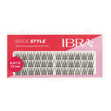 Čupčići trepavica za šminkanje Bride Style 12 mm IBRA