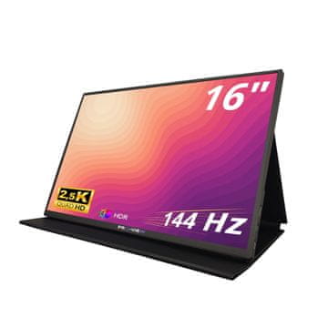 EW 16" prijenosni monitor 2.5K, 144Hz, 2560x1600, USB-C, za igranje. Model Z1RCF