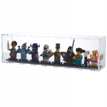VITARINA ZA 8 LEGO FIGURA ŠTITI OD PRAŠINE I UV ZRAKA, MINIFIGURE