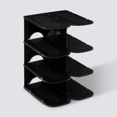 5Five® Organizator za 4 para cipela, crni