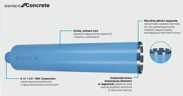 Bosch dijamantna kruna 82/450 mm 1 1/4"