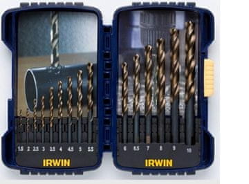 Irwin set od 15 komada turbomax 1,5 mm, 2 mm, 2,5 mm, 3 mm, 3,5 mm, 4 mm, 4,5 mm, 5 mm, 5,5 mm, 6 mm, 6,5 mm, 7 mm, 8 mm, 9 mm, 10 mm