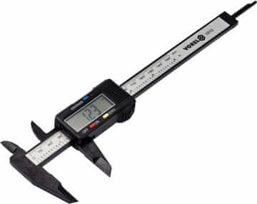 TOYA Vorel elektronsko kalipersko mjerilo. 150 mm/0,2 mm karbon