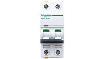 Schneider Automatski osigurač 2P B 25A 6kA AC iC60N-B25-2 Acti9 A9F03225