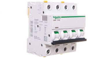 Schneider Automatski osigurač 4P C 25A 6kA AC iC60N-C25-4 Acti9 A9F04425