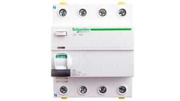 Schneider 4P 40A 0.3A diferencijalni prekidač tip AC iID A9Z14440