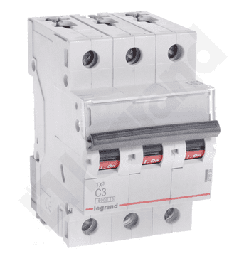 LEGRAND Automatski osigurač 3P C 3A 6kA AC S303 TX3 403539