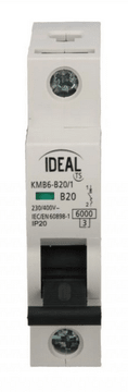 Kanlux Automatski osigurač 1P B 20A 6kA AC KMB6-B20/1 VDE 23142