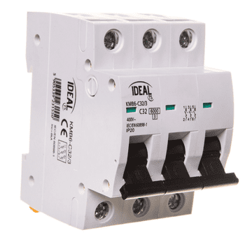 Kanlux Automatski osigurač 3P C 32A 6kA AC KMB6-C32/3 VDE 23155
