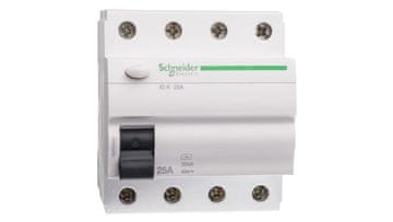 Schneider 4P diferencijalni prekidač 25A 0,03A tip AC ID K A9Z05425
