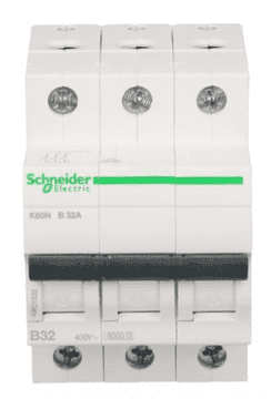 Schneider Automatski osigurač 3P B 32A 6kA AC K60N Acti9 A9K01332