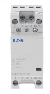 EATON Modularni kontaktor 25A 3NO 1NC 24V AC/DC CMUC24/25-31 137400