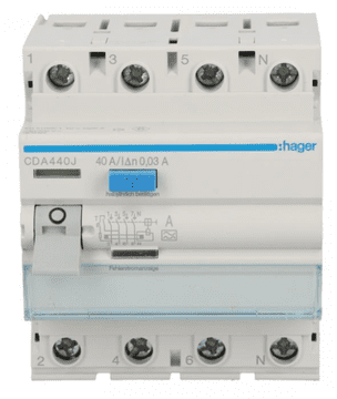 RCD 3P+N 40A 0,03A 6KA tip A CDA440J