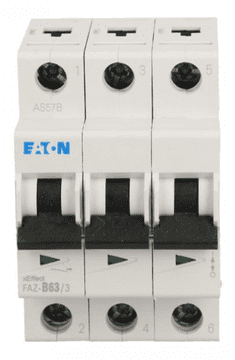 EATON Automatski osigurač 3P B 63A 15kA AC FAZ B63/3 278853