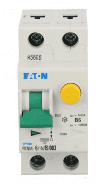 EATON Diferencijalni prekidač 2P 6A B 0,03A tip AC pknm 6/1N/B/003 236007