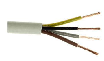 Zamel Radionički kabel H05VV-F (OWY) 4x0,75 žuto-bijeli /100m/